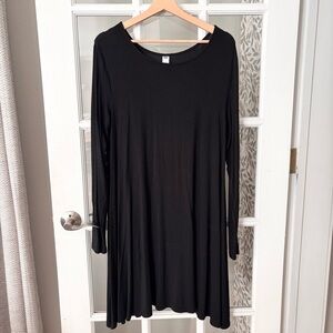 OLD NAVY Long Sleeve Swing Dress Sz L